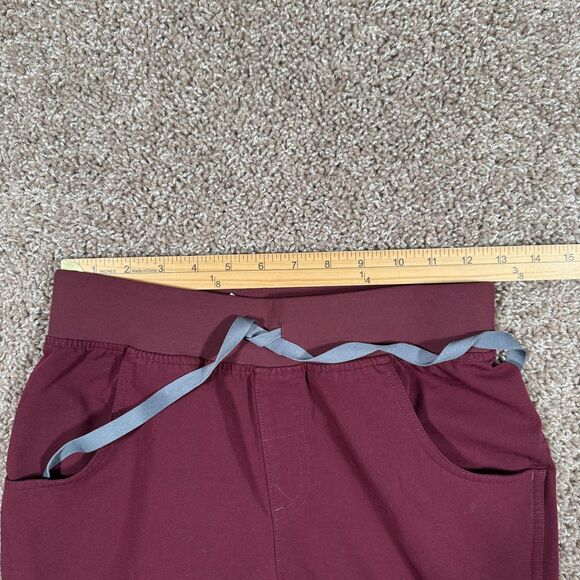 FIGS Technical Collection Scrub Pants Womens XXS Red Kade Cargo Drawstring - Picture 5 of 9